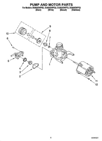 Diagram for DU850SWPQ3