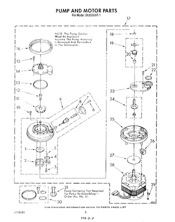 Diagram for DU8550XT1