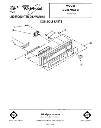 Diagram for DU8570XT2