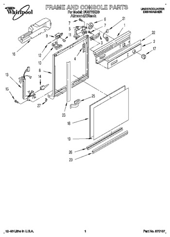 Diagram for DU8770XB0