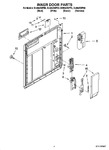 Diagram for 02 - Inner Door Parts