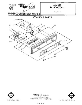 Diagram for DU9000XR1