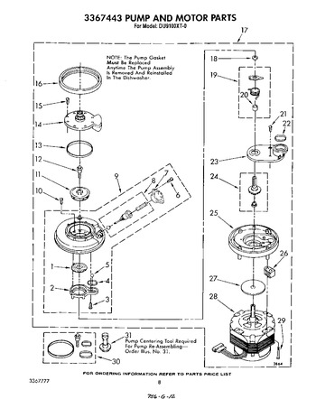 Diagram for DU9100XT0