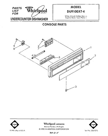 Diagram for DU9100XT4