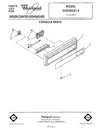 Diagram for DU9200XT4