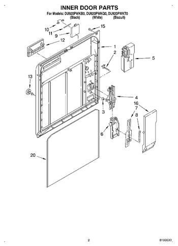 Diagram for DU920PWKT0