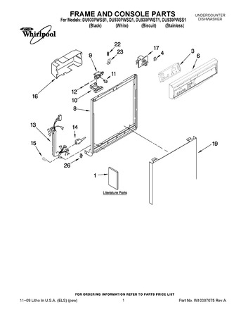 Diagram for DU930PWSQ1