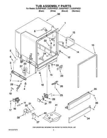 Diagram for DU930PWSQ1