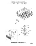 Diagram for 06 - Lower Dishrack Parts