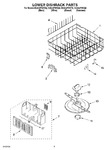 Diagram for 06 - Lower Dishrack Parts