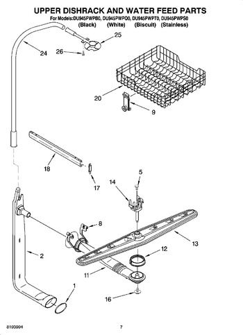 Diagram for DU945PWPQ0