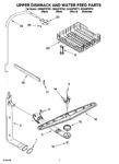 Diagram for 05 - Upper Dishrack And Water Feed Parts