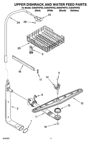 Diagram for DU945PWPQ2