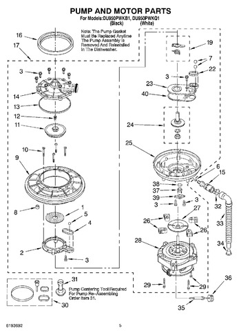 Diagram for DU950PWKB1