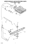 Diagram for 05 - Upper Dishrack And Water Feed