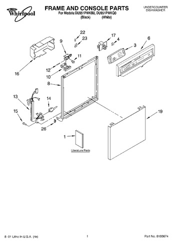 Diagram for DU951PWKQ0