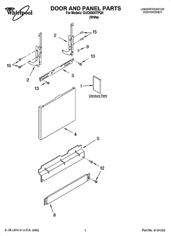 Diagram for DUC600XTPQ6