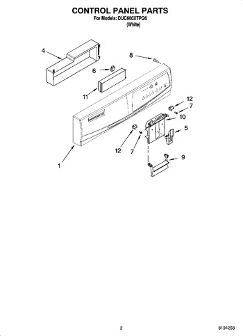 Diagram for DUC600XTPQ6