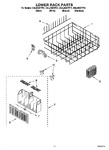 Diagram for 11 - Lower Rack Parts, Optional Parts (not Included)