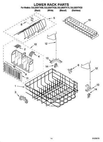 Diagram for DUL300XTKB0