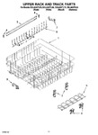 Diagram for 09 - Upper Rack And Track Parts