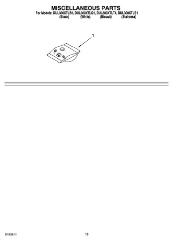 Diagram for DUL300XTLB1