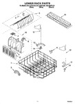 Diagram for 11 - Lower Rack Parts