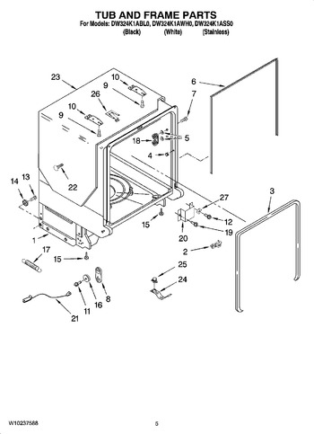 Diagram for DW324K1ASS0