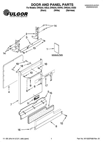 Diagram for DW524L1ABL0