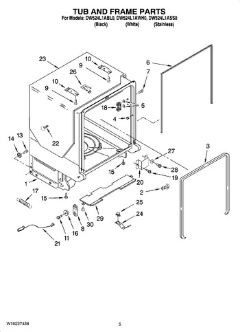 Diagram for DW524L1ABL0