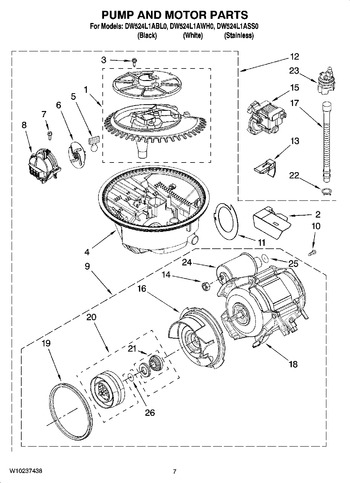 Diagram for DW524L1ABL0