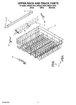 Diagram for 09 - Upper Rack And Track Parts