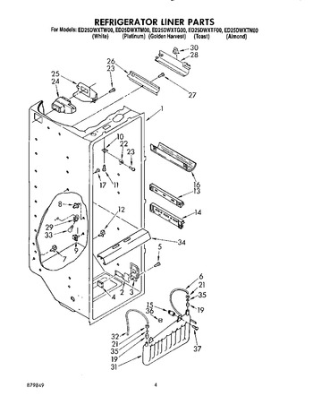 Diagram for ED25DWXTW00