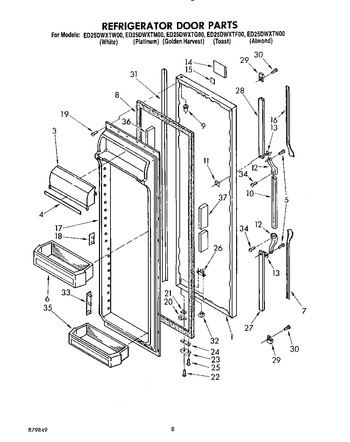 Diagram for ED25DWXTW00