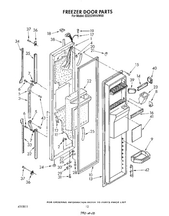 Diagram for ED25DWXVW00