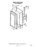 Diagram for 13 - Serva-door , Lit/optional