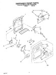 Diagram for 09 - Dispenser Front