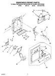 Diagram for 08 - Dispenser Front Parts