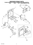 Diagram for 08 - Dispenser Front Parts