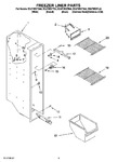 Diagram for 04 - Freezer Liner Parts