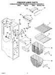 Diagram for 04 - Freezer Liner Parts