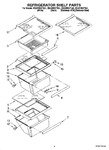 Diagram for 03 - Refrigerator Shelf Parts