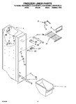 Diagram for 04 - Freezer Liner Parts