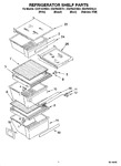 Diagram for 03 - Refrigerator Shelf Parts