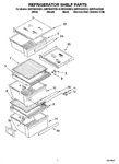 Diagram for 03 - Refrigerator Shelf Parts