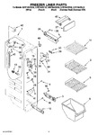 Diagram for 04 - Freezer Liner Parts