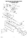 Diagram for 05 - Motor And Ice Container