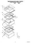 Diagram for 03 - Refrigerator Shelf Parts