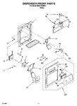 Diagram for 08 - Dispenser Front Parts