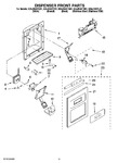 Diagram for 08 - Dispenser Front Parts